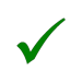 checkmark